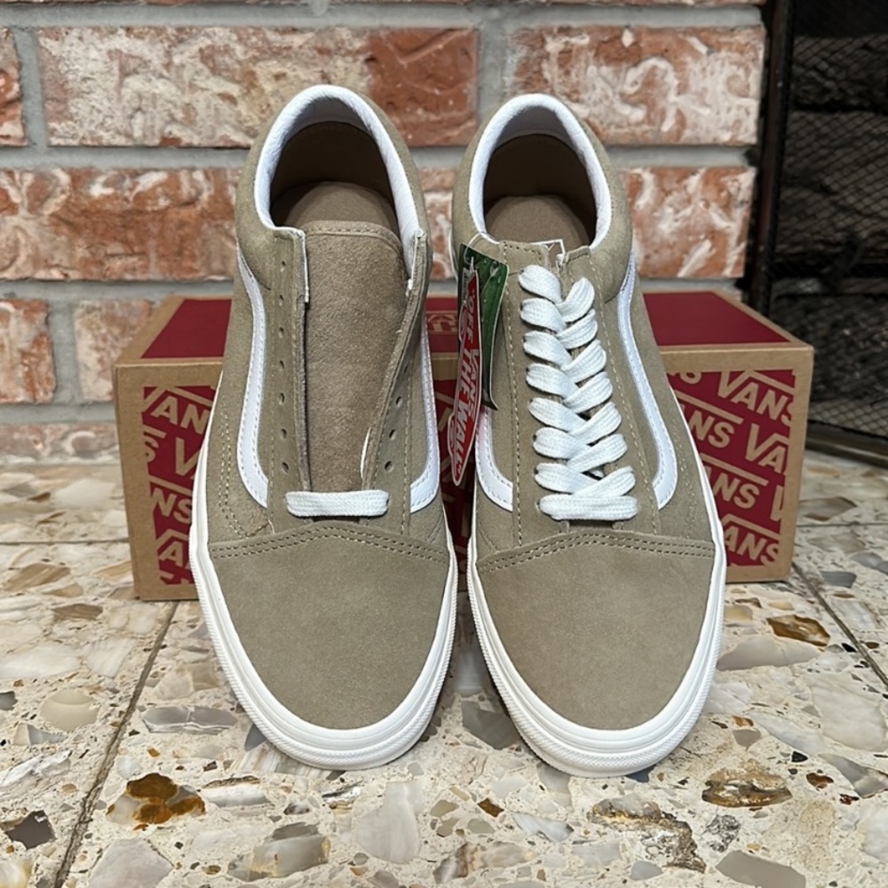 New Vans Off The Wall Old Skool Yellow Suede Classic Shoes Sneakers Women